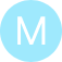 M logo